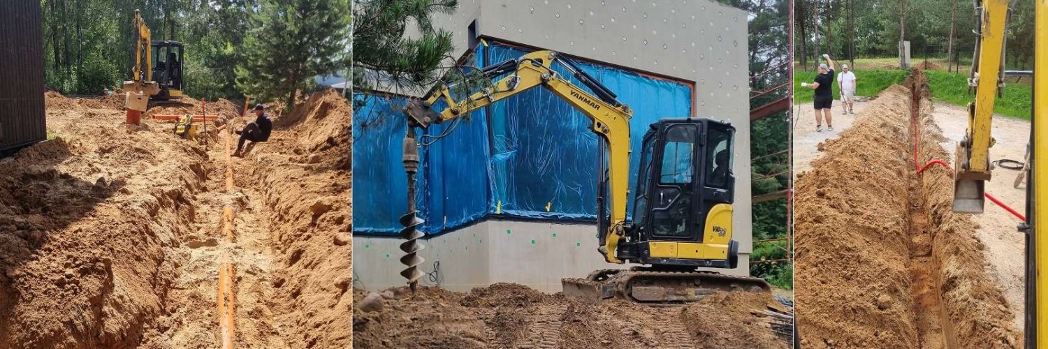 mini ekskavatoriaus nuoma vilnius